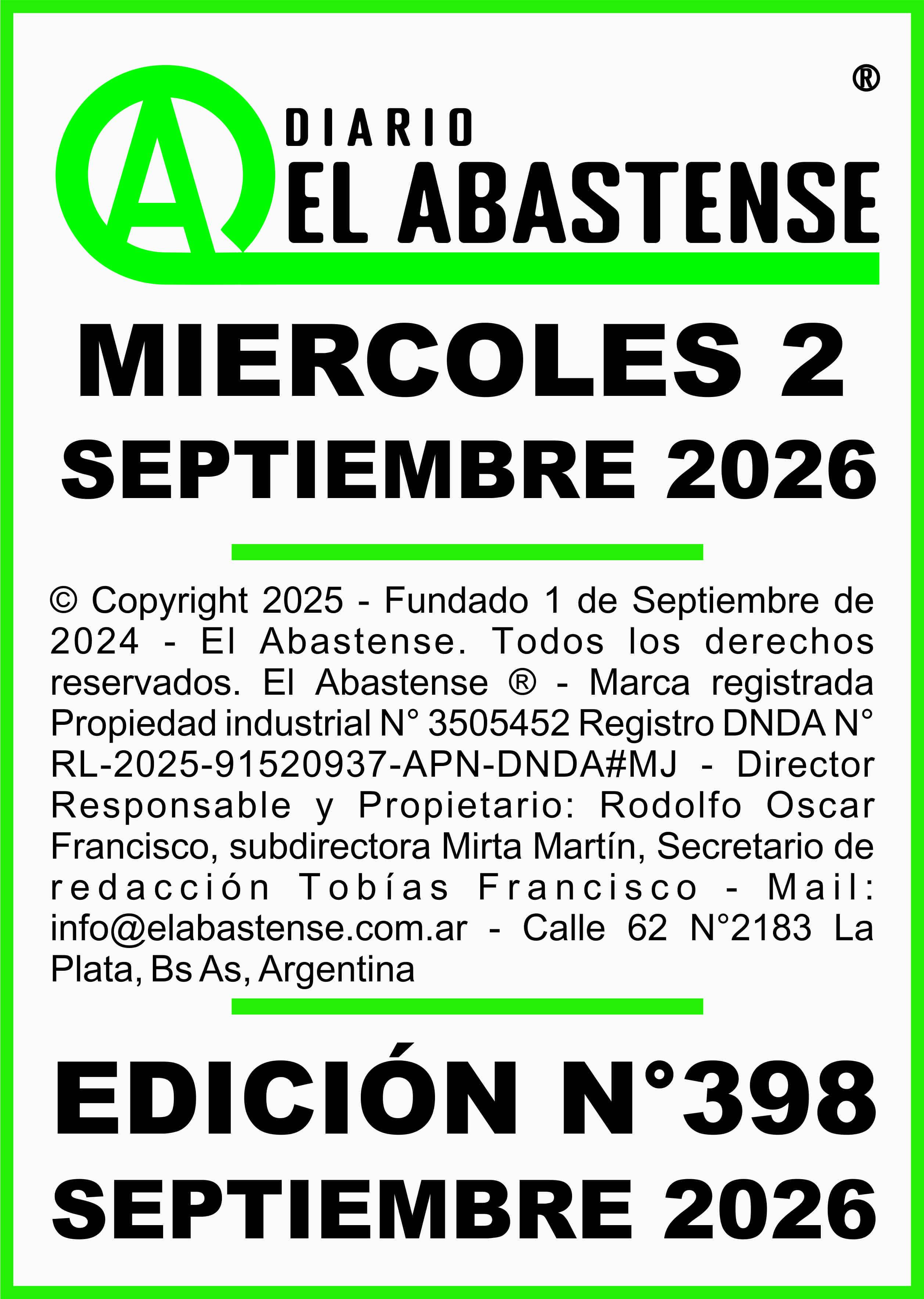 edición 398
