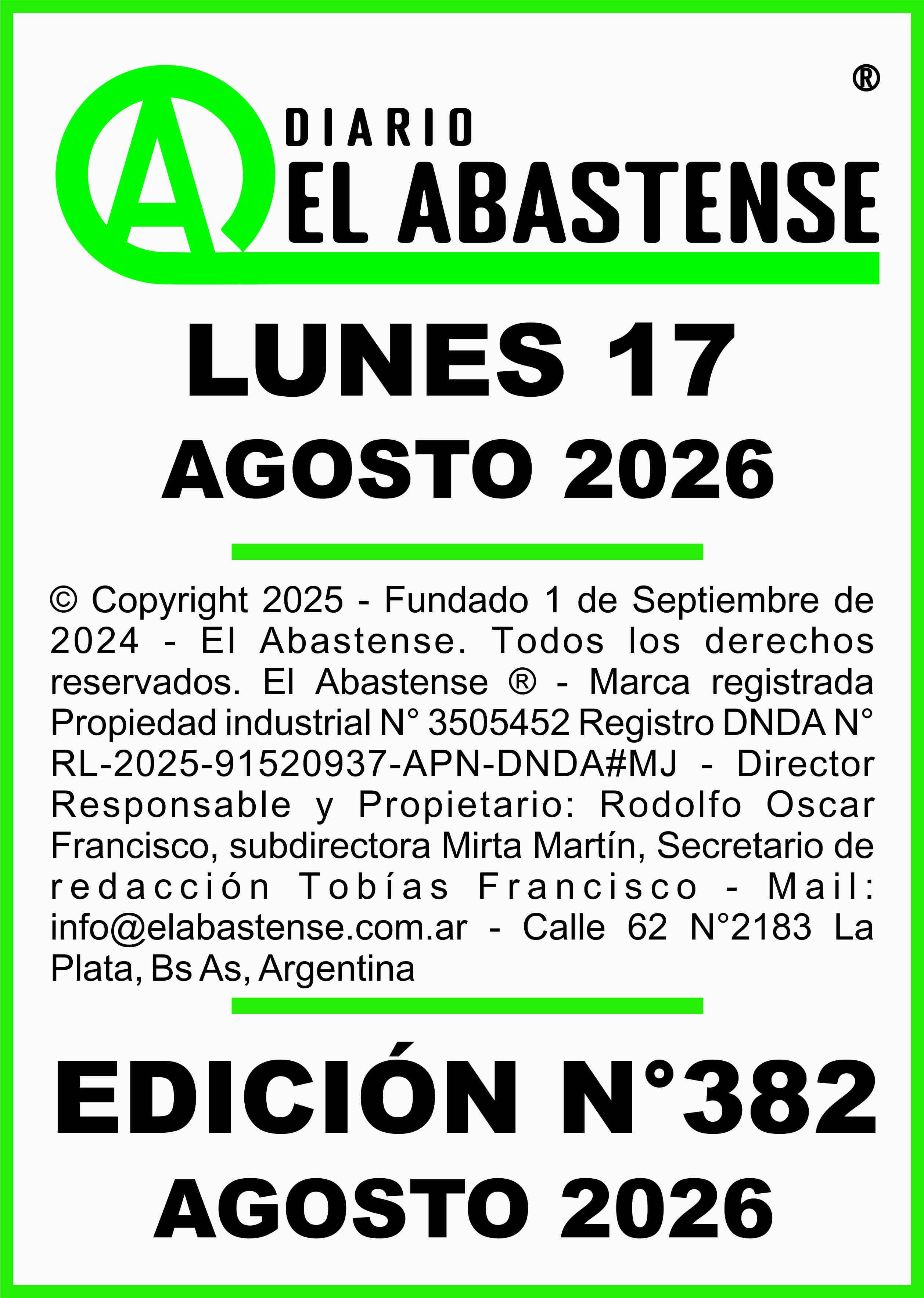 Edición 382