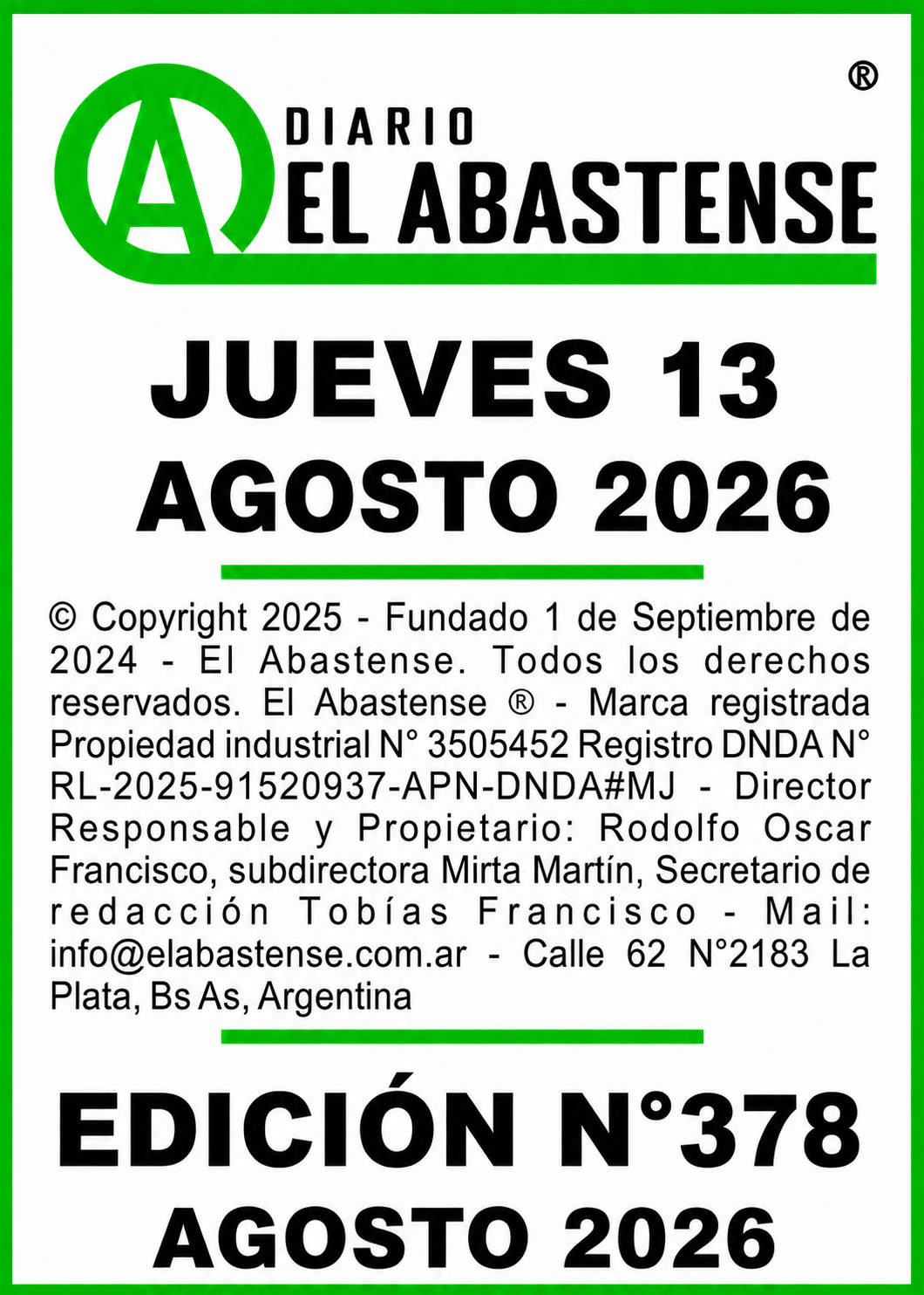 Edicion 378